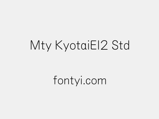 Mty KyotaiEl2 Std