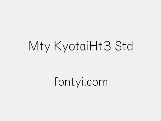 Mty KyotaiHt3 Std