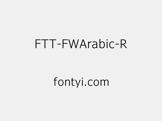 FTT-FWArabic-R