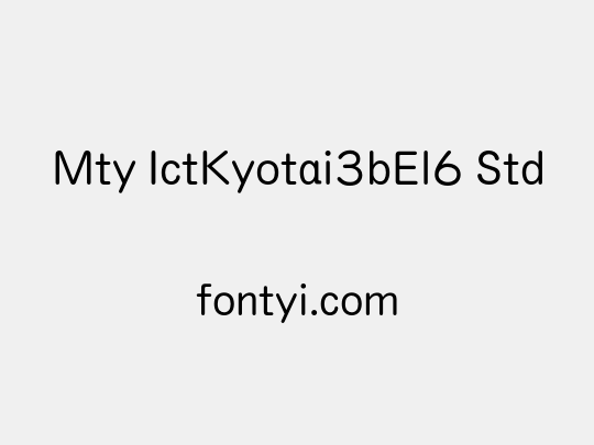 Mty IctKyotai3bEl6 Std