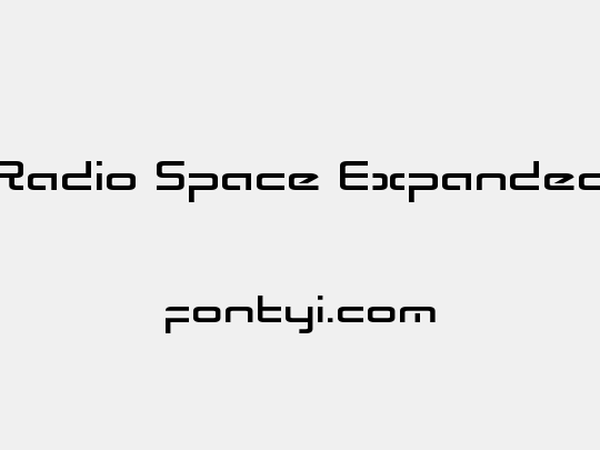 Radio Space Expanded