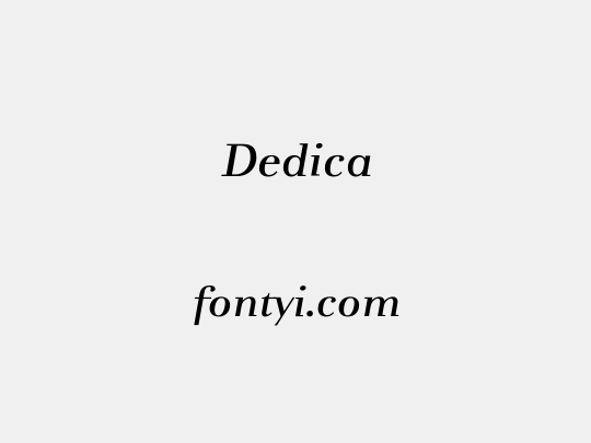 Dedica