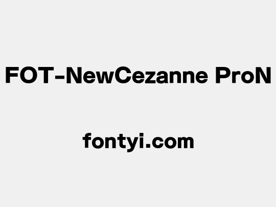 FOT-NewCezanne ProN