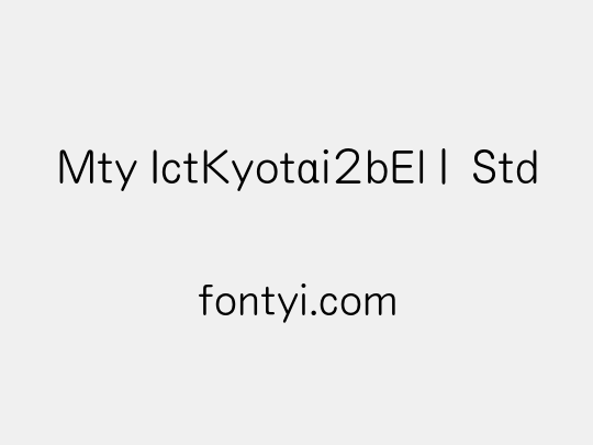 Mty IctKyotai2bEl1 Std