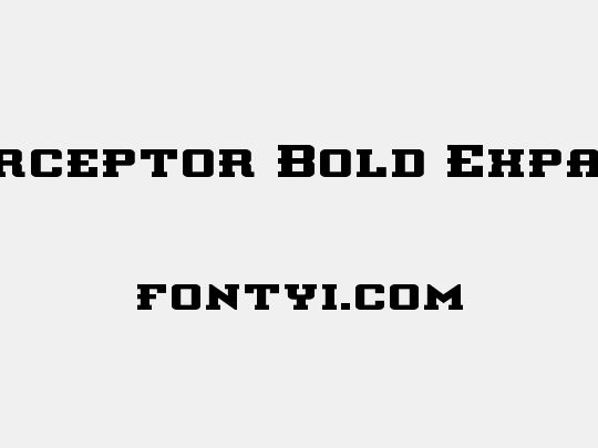 Interceptor Bold Expanded