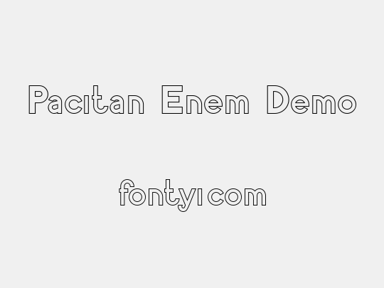 Pacitan Enem Demo