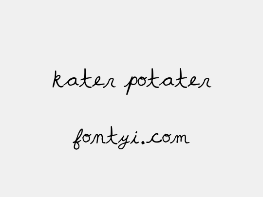 kater potater