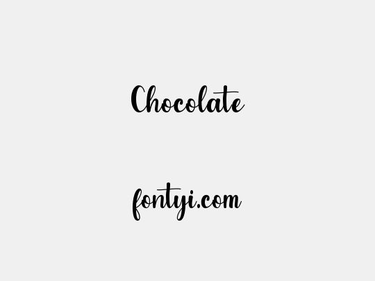 Chocolate