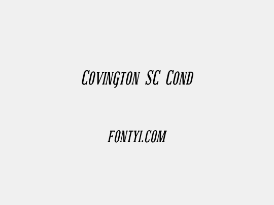Covington SC Cond