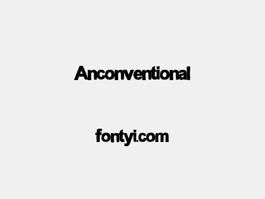 Anconventional