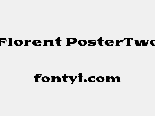 Florent PosterTwo