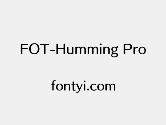 FOT-Humming Pro