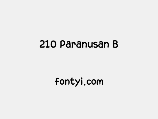 210 Paranusan B