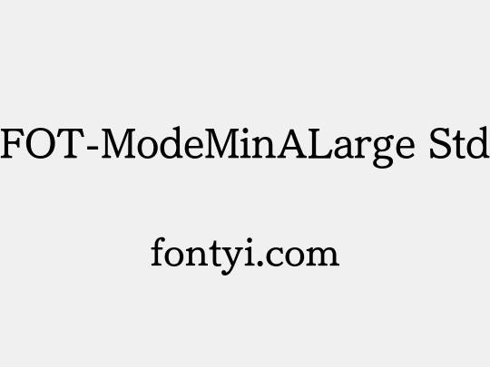 FOT-ModeMinALarge Std