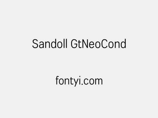 Sandoll GtNeoCond