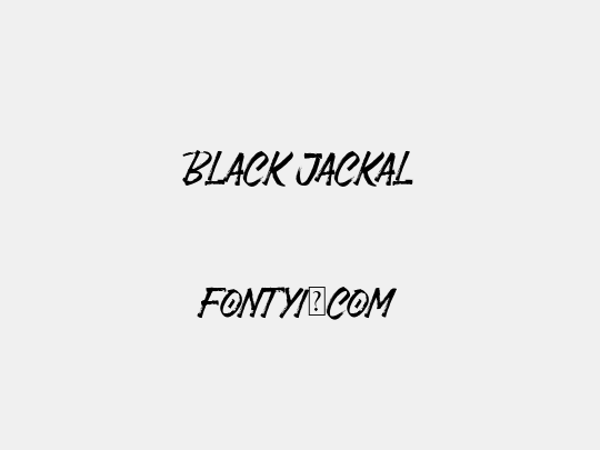 Black Jackal