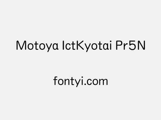 Motoya IctKyotai Pr5N