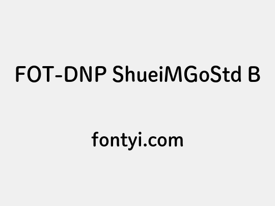FOT-DNP ShueiMGoStd B