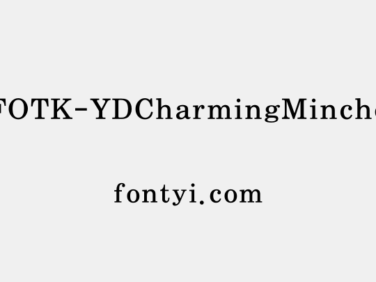 FOTK-YDCharmingMincho