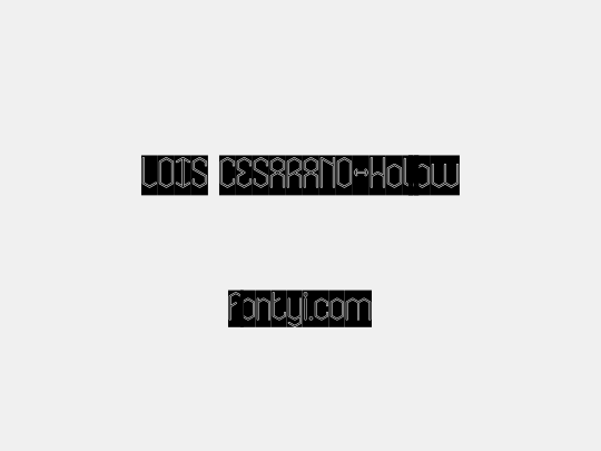 LOIS CESARANO-Hollow