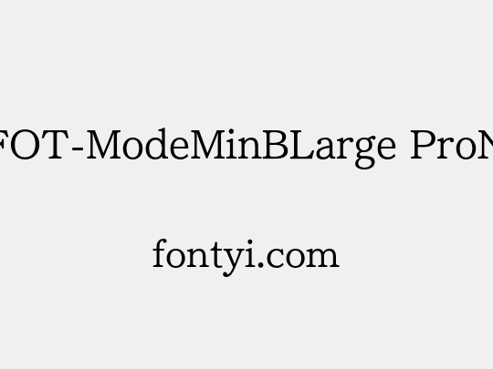FOT-ModeMinBLarge ProN