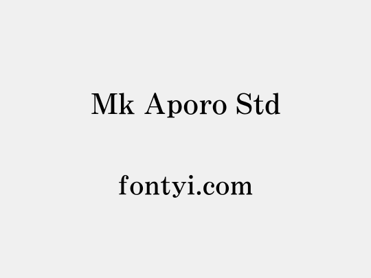 Mk Aporo Std