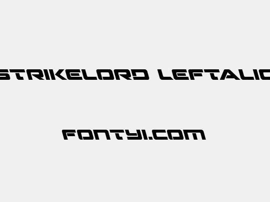 Strikelord Leftalic