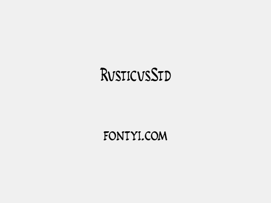 RusticusStd
