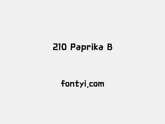 210 Paprika B