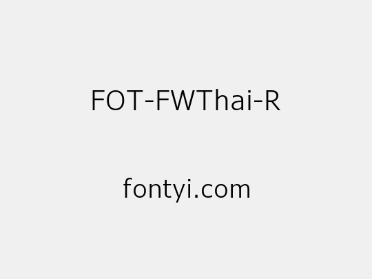 FOT-FWThai-R