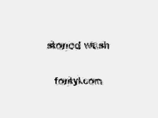 stoned wash