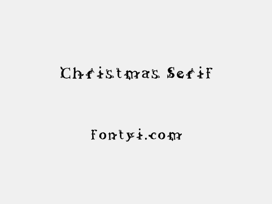 Christmas Serif