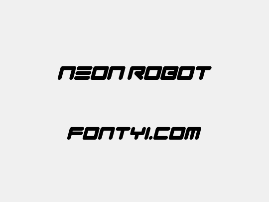 Neon Robot