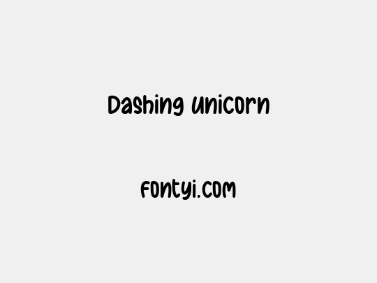 Dashing Unicorn