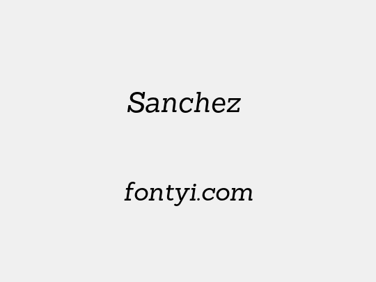 Sanchez 