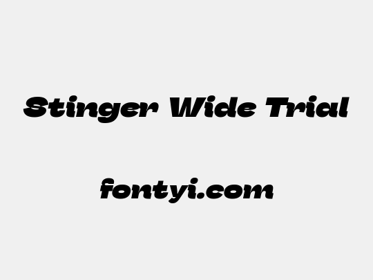 Stinger Wide Trial