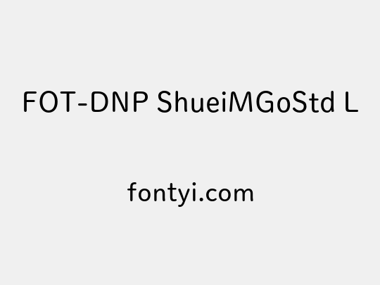FOT-DNP ShueiMGoStd L