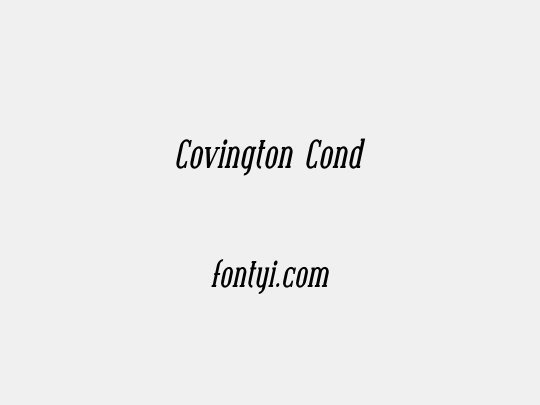 Covington Cond