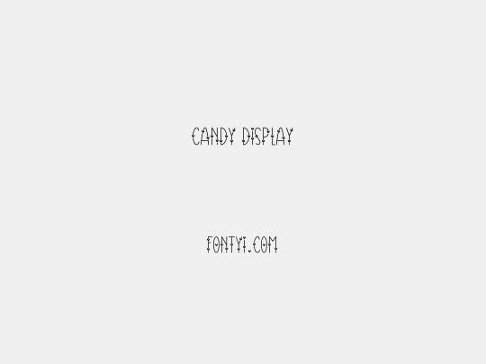 Candy Display