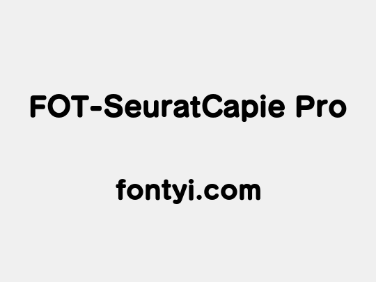 FOT-SeuratCapie Pro