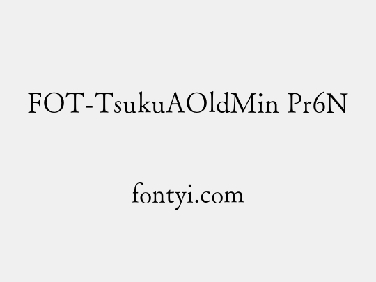 FOT-TsukuAOldMin Pr6N