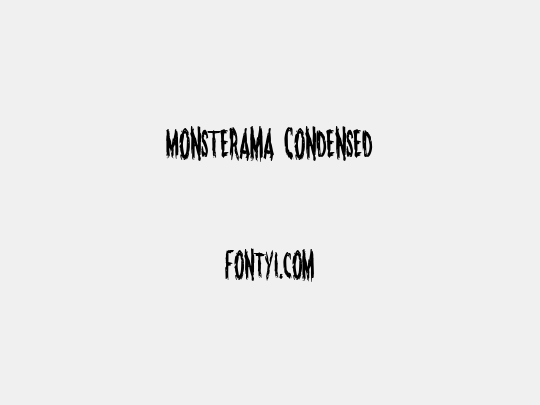 Monsterama Condensed