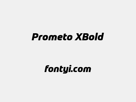 Prometo XBold