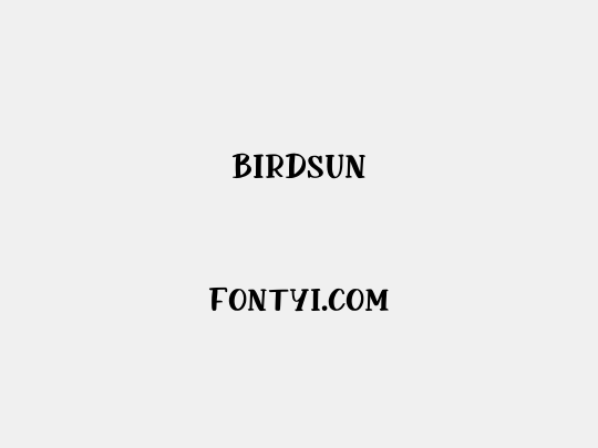 Birdsun