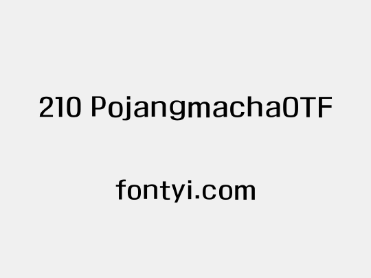 210 PojangmachaOTF