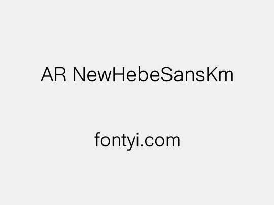 AR NewHebeSansKm