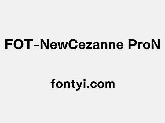 FOT-NewCezanne ProN