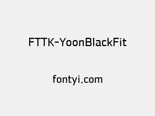 FTTK-YoonBlackFit
