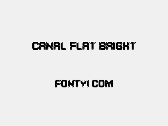 Canal Flat Bright