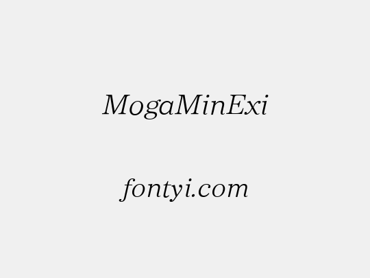 MogaMinExi